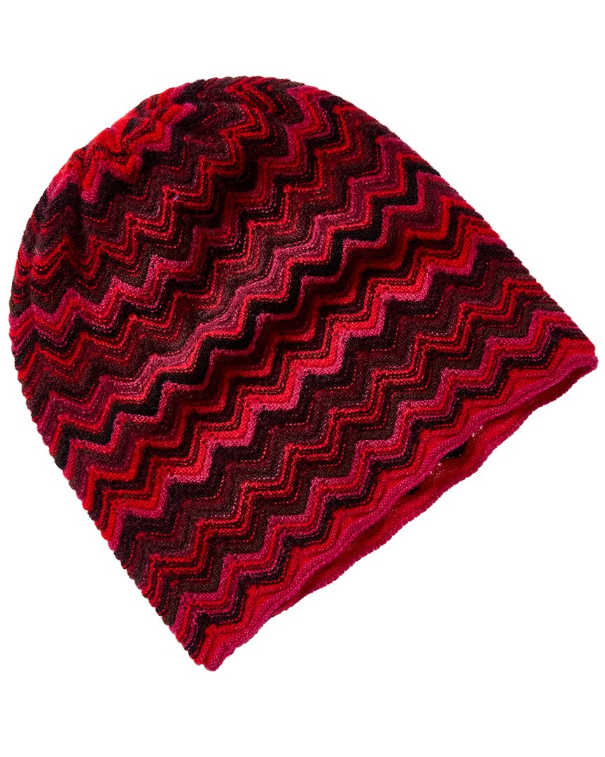Forte Cashmere Zig Zag Stitch Cashmere Hat