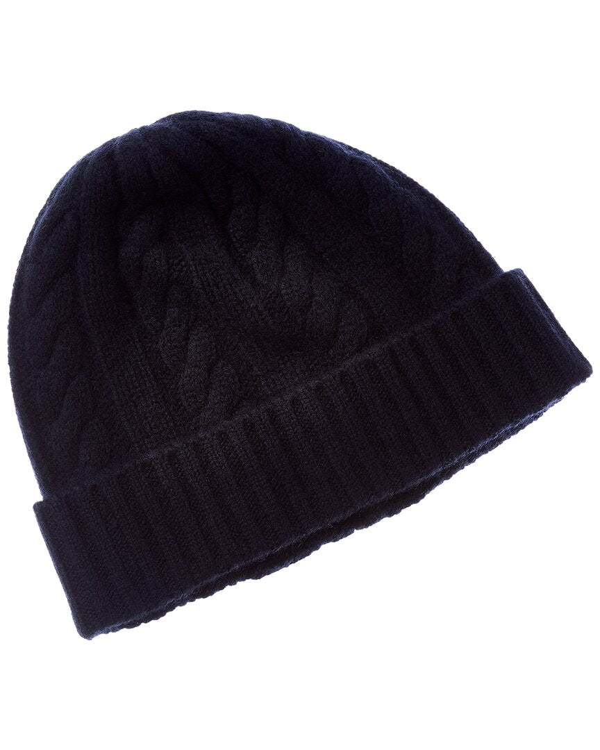 Brodie Cashmere Brodie Cashmere Chunky Cable Pom Pom Cashmere Hat