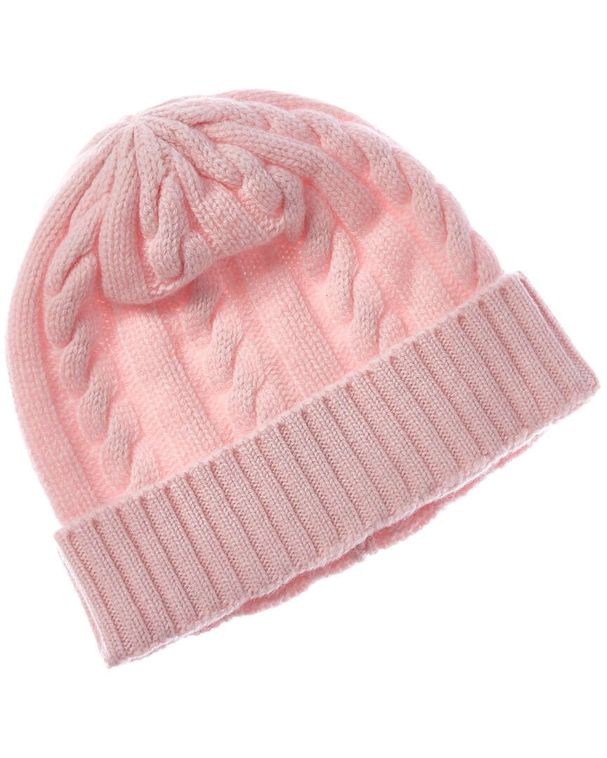 Brodie Cashmere Brodie Cashmere Chunky Cable Pom Pom Cashmere Hat