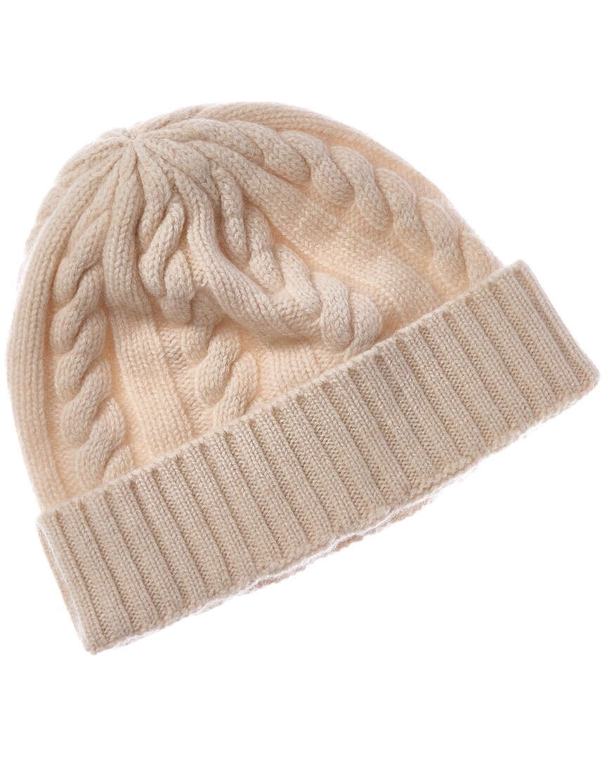 Brodie Cashmere Brodie Cashmere Chunky Cable Pom Pom Cashmere Hat