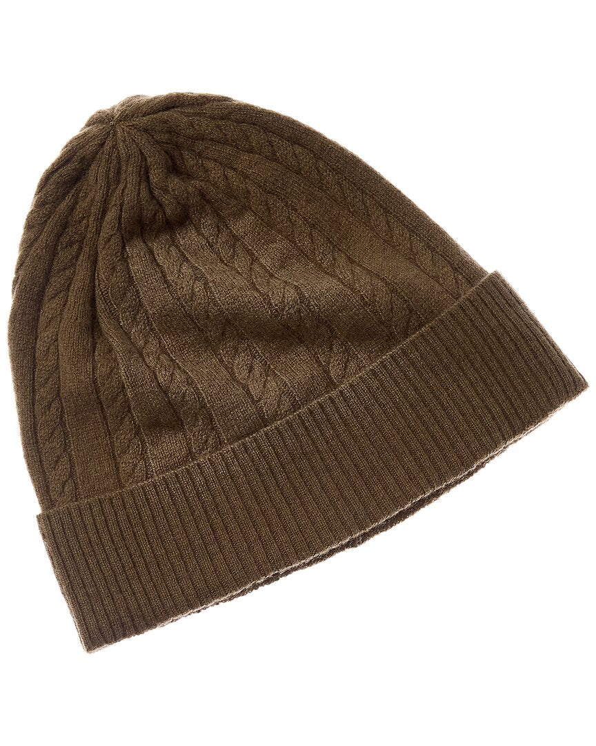 Brodie Cashmere Brodie Cashmere Cable Pom Pom Cashmere Hat