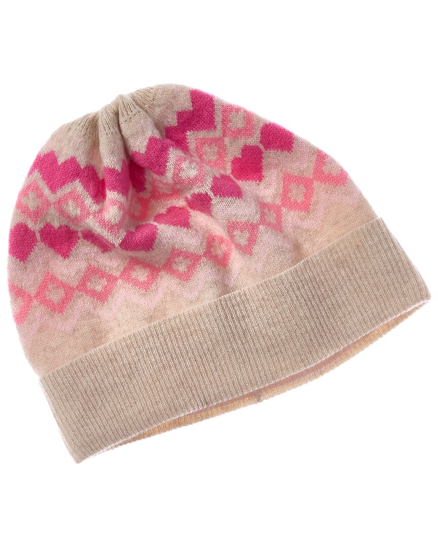 Brodie Cashmere Brodie Cashmere Love Fairisle Cashmere Beanie