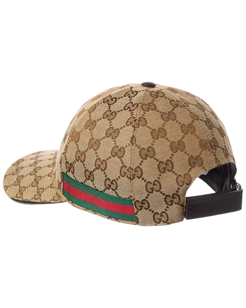 Gucci Original Gg Web Canvas Baseball Hat