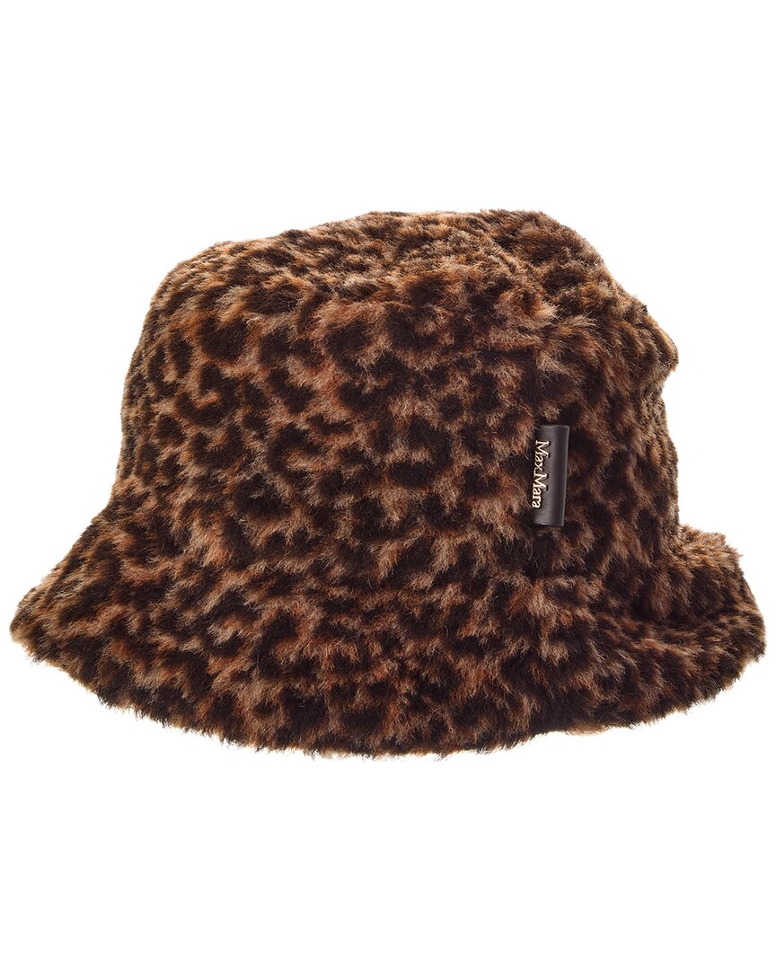 Max Mara Max Mara Alpaca, Wool & Silk-Blend Bucket Hat