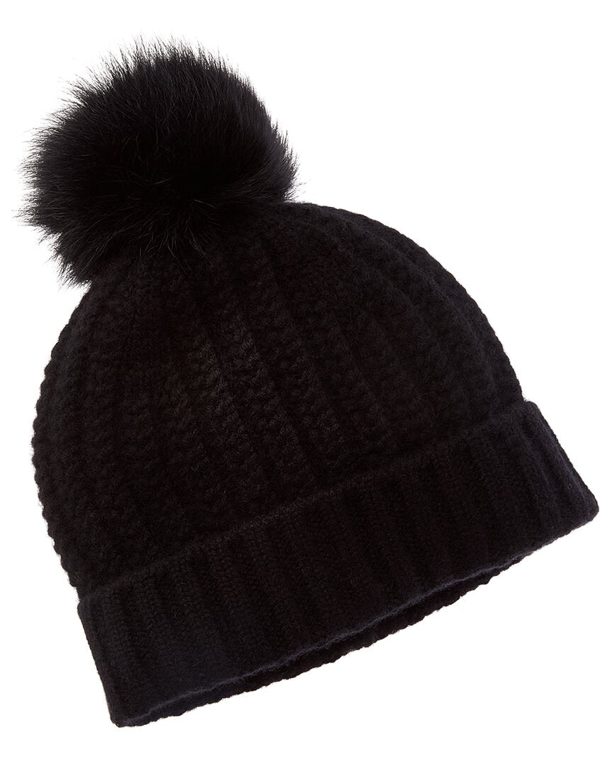 Sofia Cashmere Sofiacashmere Textured Cable Cashmere Hat