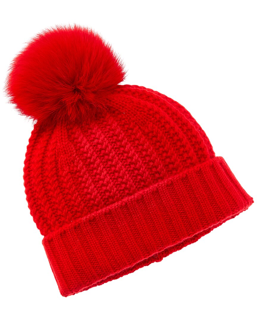 Sofia Cashmere Sofiacashmere Textured Cable Cashmere Hat
