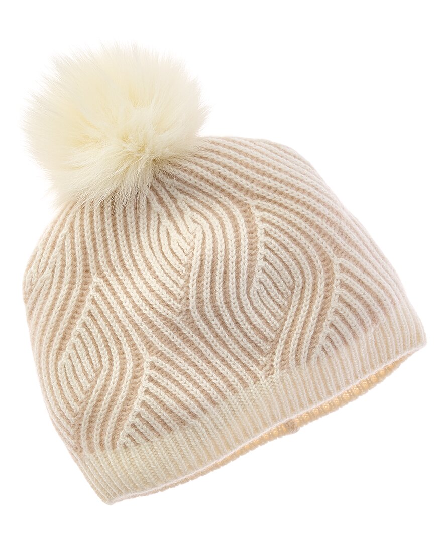 Sofia Cashmere Sofiacashmere Traveling Rib Cashmere Hat