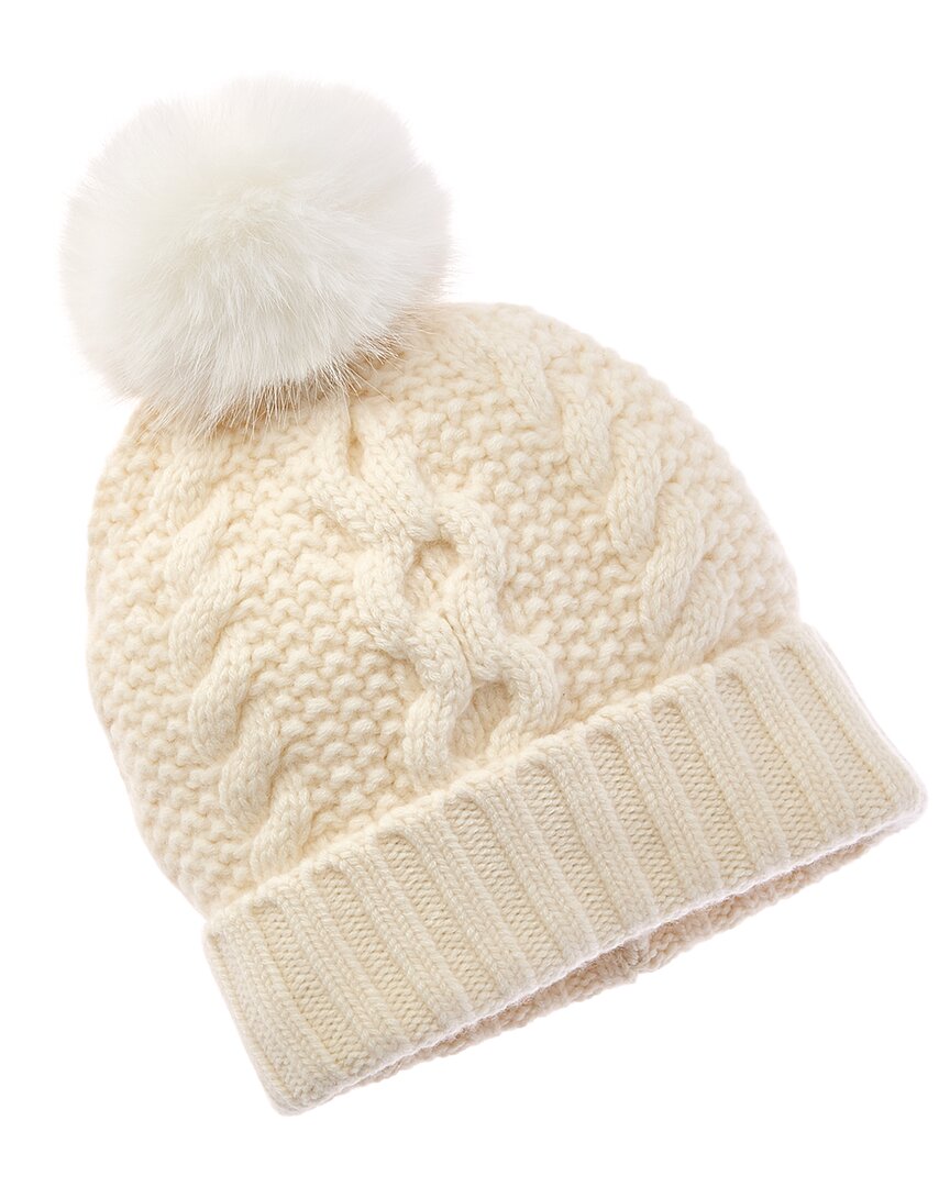 Sofia Cashmere Sofiacashmere Chunky Cable Cashmere Hat