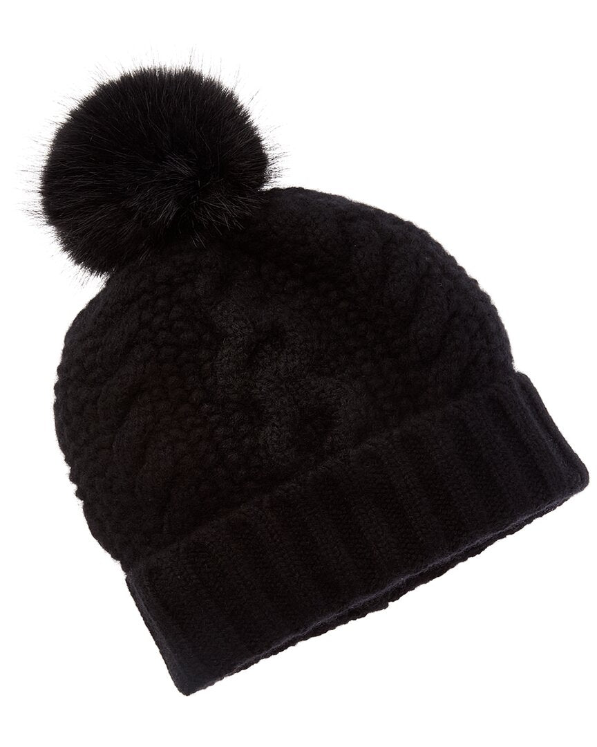 Sofia Cashmere Sofiacashmere Chunky Cable Cashmere Hat