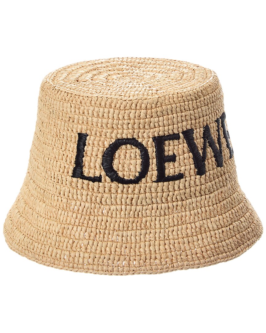 Loewe Loewe Raffia Bucket Hat