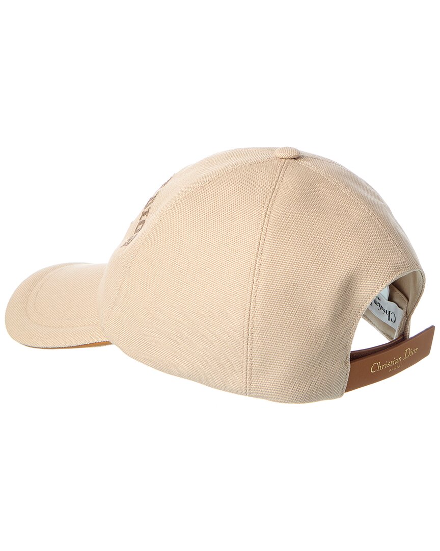 Dior Dnu Inv Dior Leather-Trim Baseball Cap
