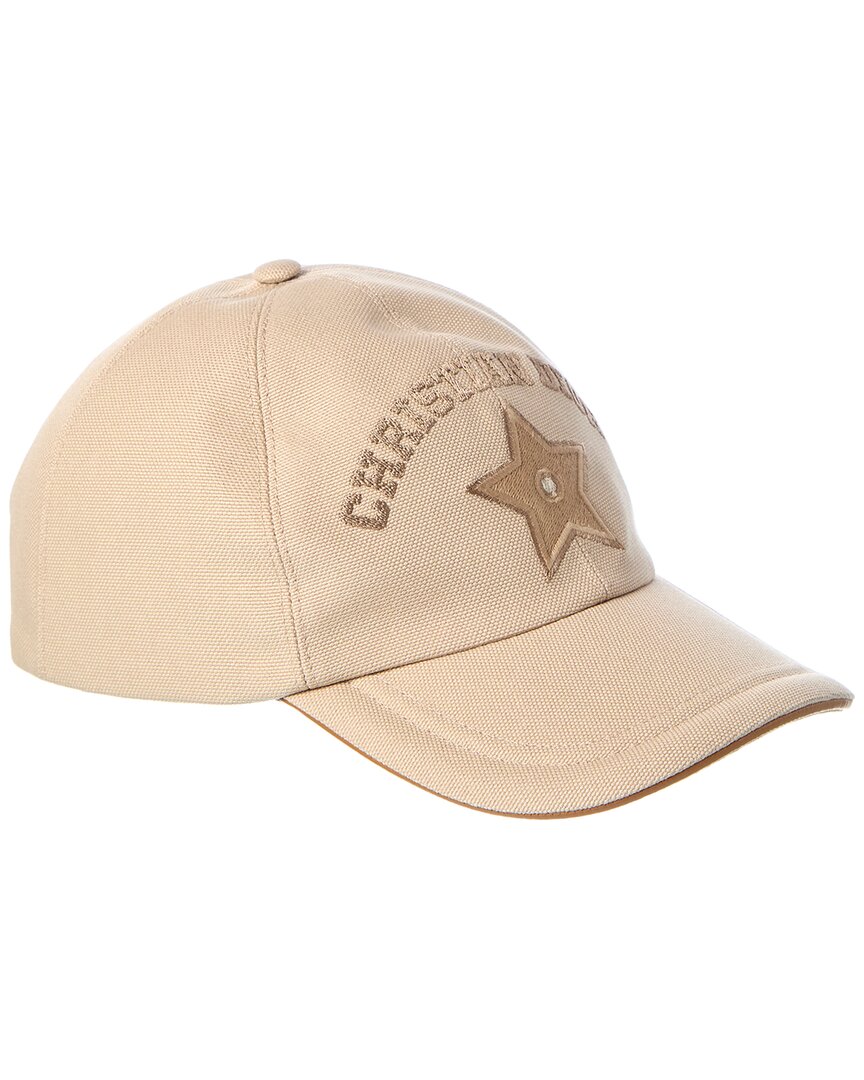 Dior Dnu Inv Dior Leather-Trim Baseball Cap