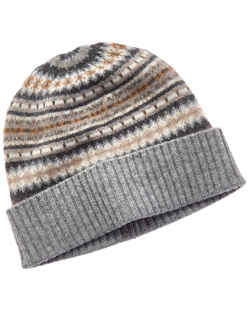 Brooks Brothers Multi Fairisle Wool & Cashmere-Blend Beanie
