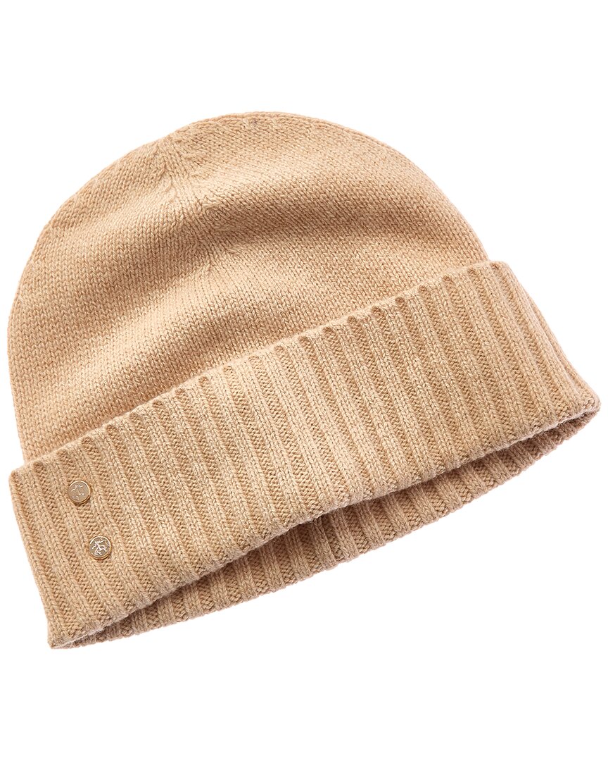 Brooks Brothers Wool & Cashmere-Blend Logo Button Hat