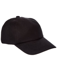 Brooks Brothers Brooks Brothers Leather-Trim Cashmere Baseball Cap
