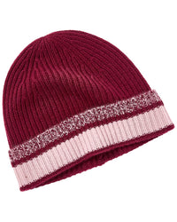 Phenix Cuffed Rib Knit Cashmere Hat