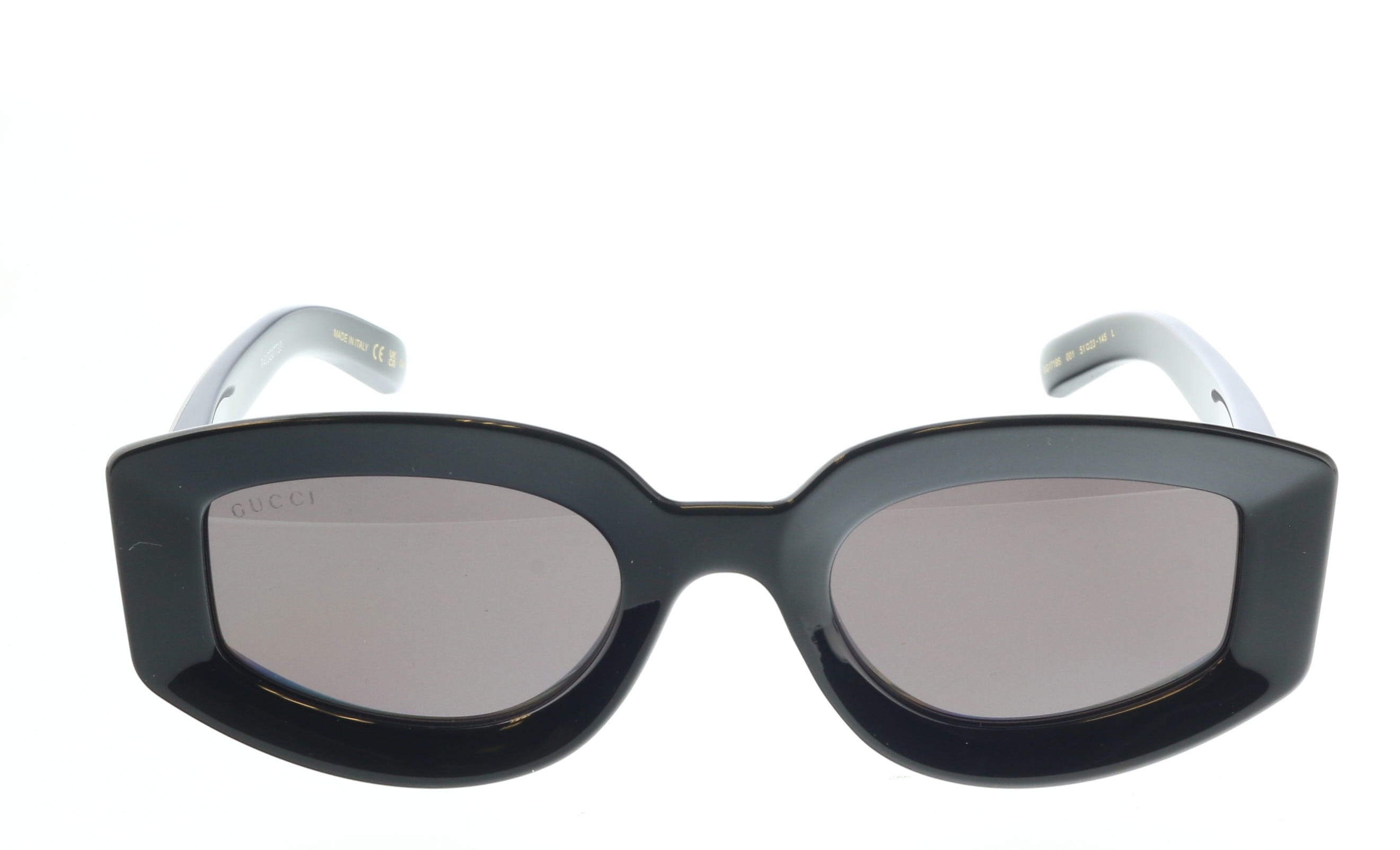 Gucci GG1719S-001 Black Oval Ladies Sunglasses