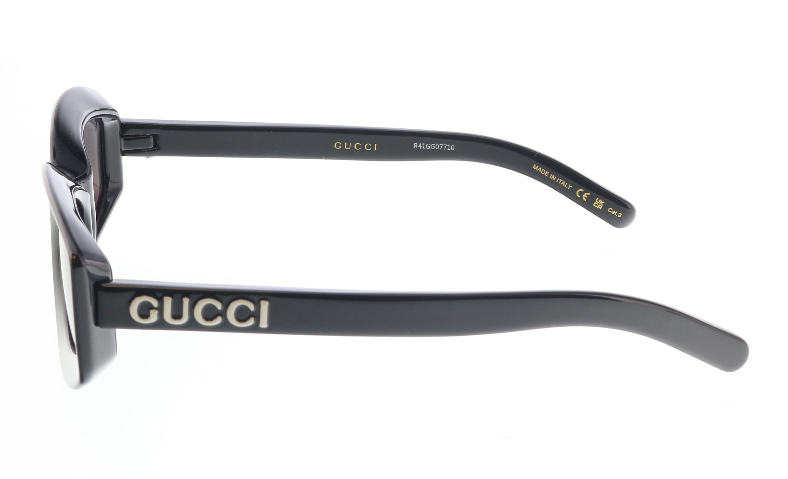 Gucci GG1719S-001 Black Oval Ladies Sunglasses