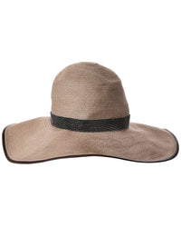 Brunello Cucinelli Brunello Cucinelli Leather-Trim Hat