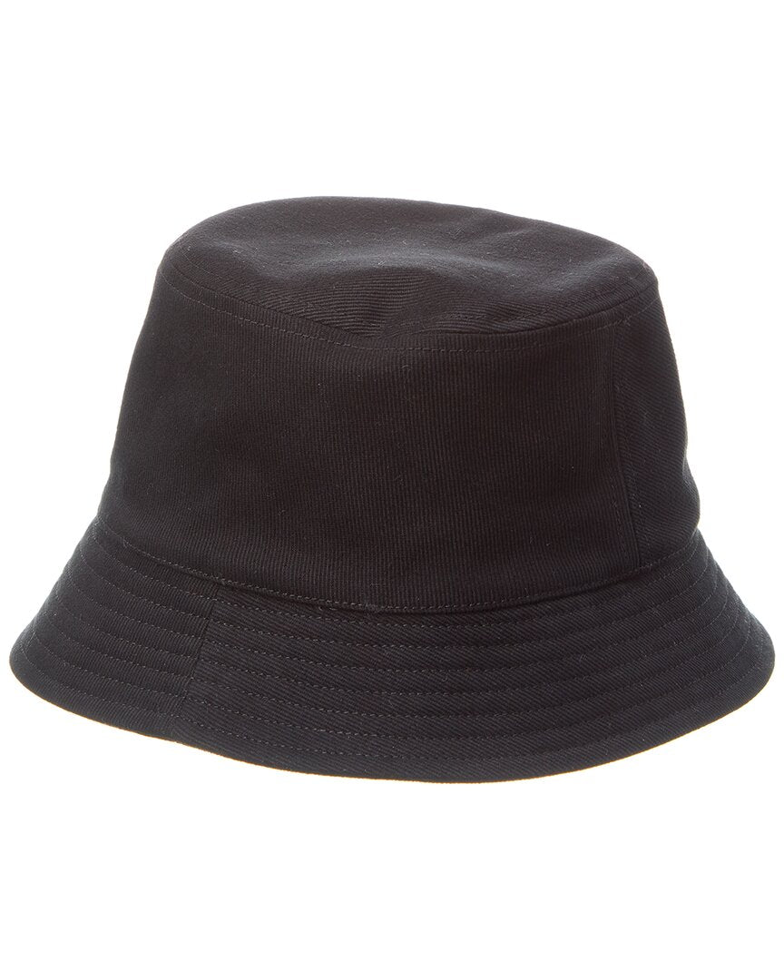 Isabel Marant Haley Bucket Hat, 57, Black