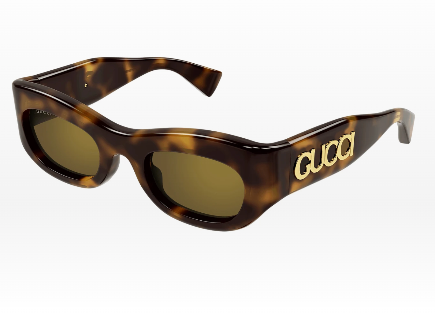 Gucci GG1809S-003 Havana round Ladies Sunglasses