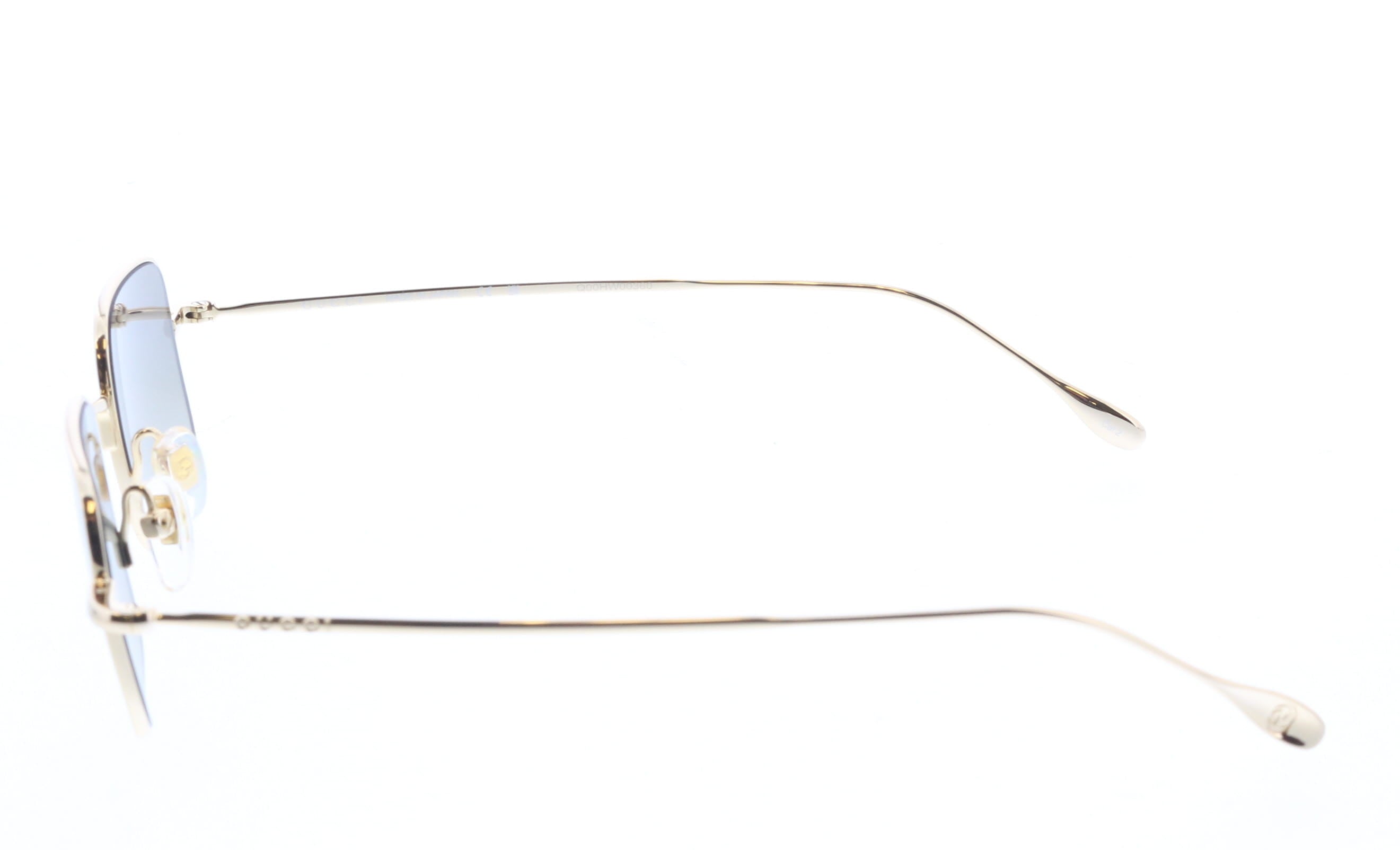 Gucci GG1813S-001 Gold square Unisex Sunglasses