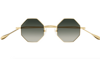 Gucci GG1814S-001 Gold geometric Unisex Sunglasses
