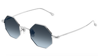 Gucci GG1814S-003 Silver geometric Unisex Sunglasses