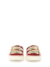 Valentino Garavani Women Velvet "Dollyboard" Ballerina Sneaker