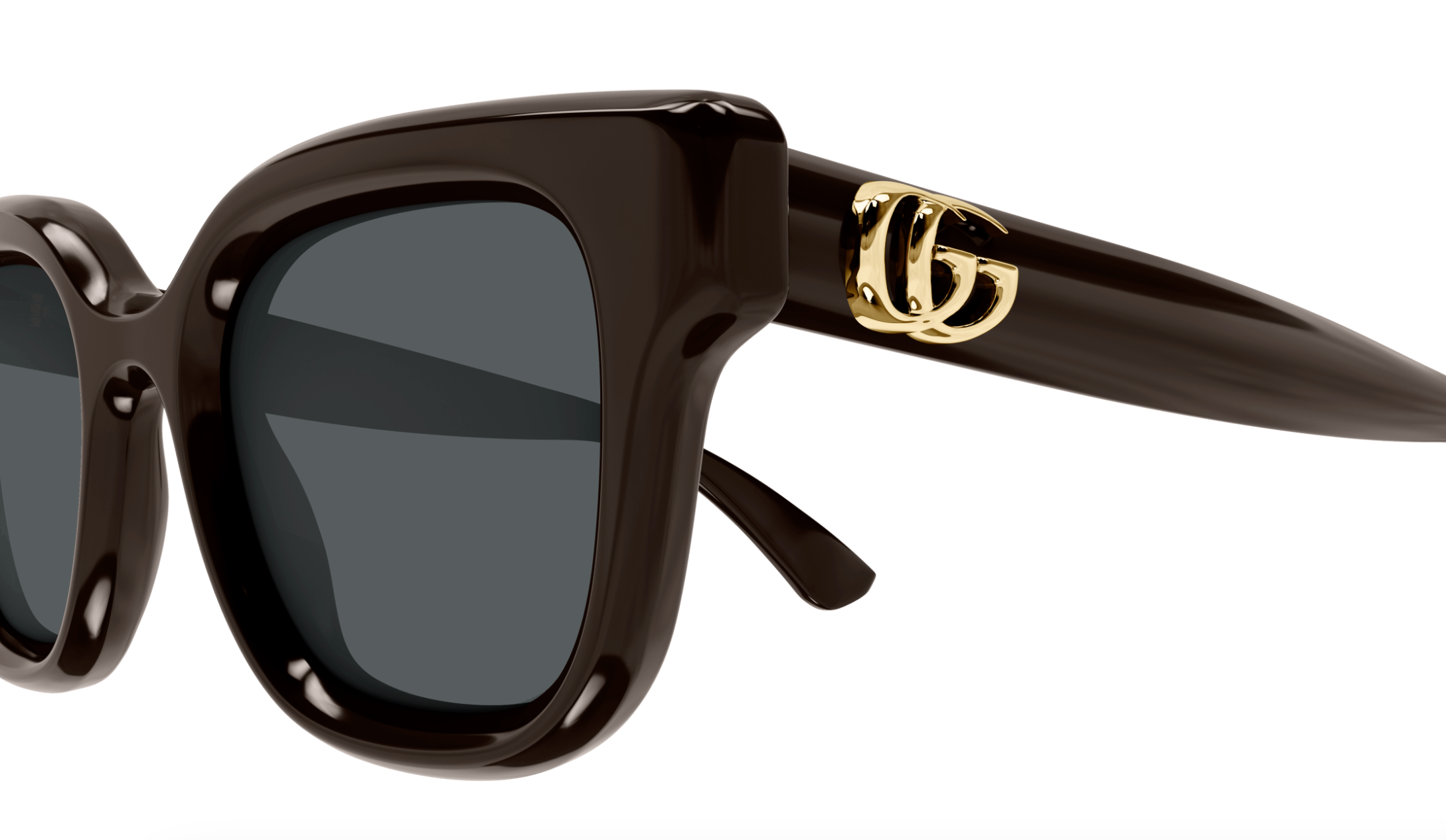 Gucci GG1828S-004 Brown cat-eye Ladies Sunglasses