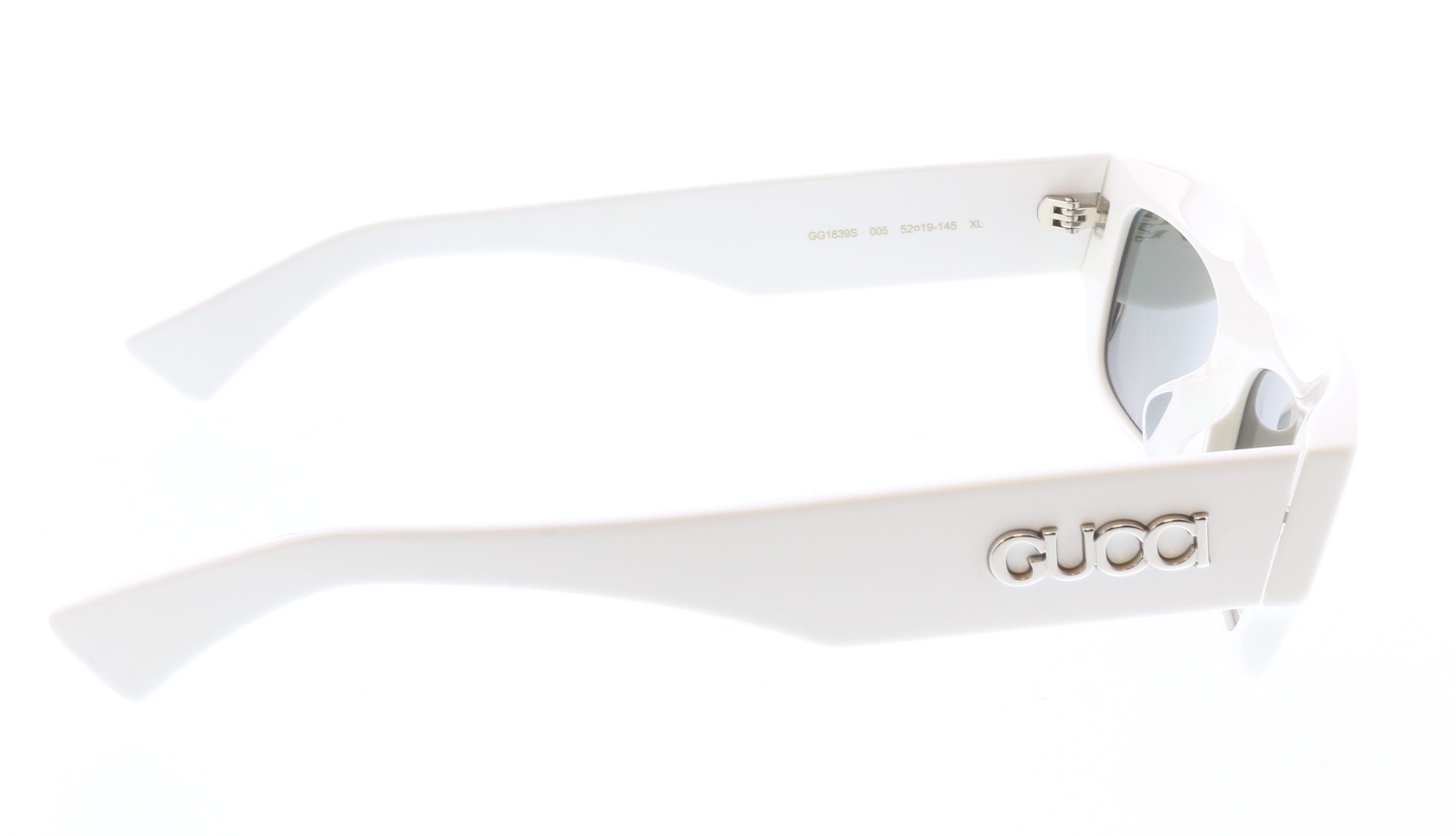 Gucci GG1839S-005 White square Mens Sunglasses