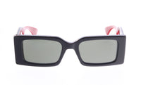 Gucci GG1860S-001 Black & Green square Ladies Sunglasses