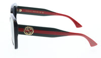 Gucci GG1861S-005 Black, green & red square Ladies Sunglasses