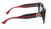 Gucci GG1861S-005 Black, green & red square Ladies Sunglasses