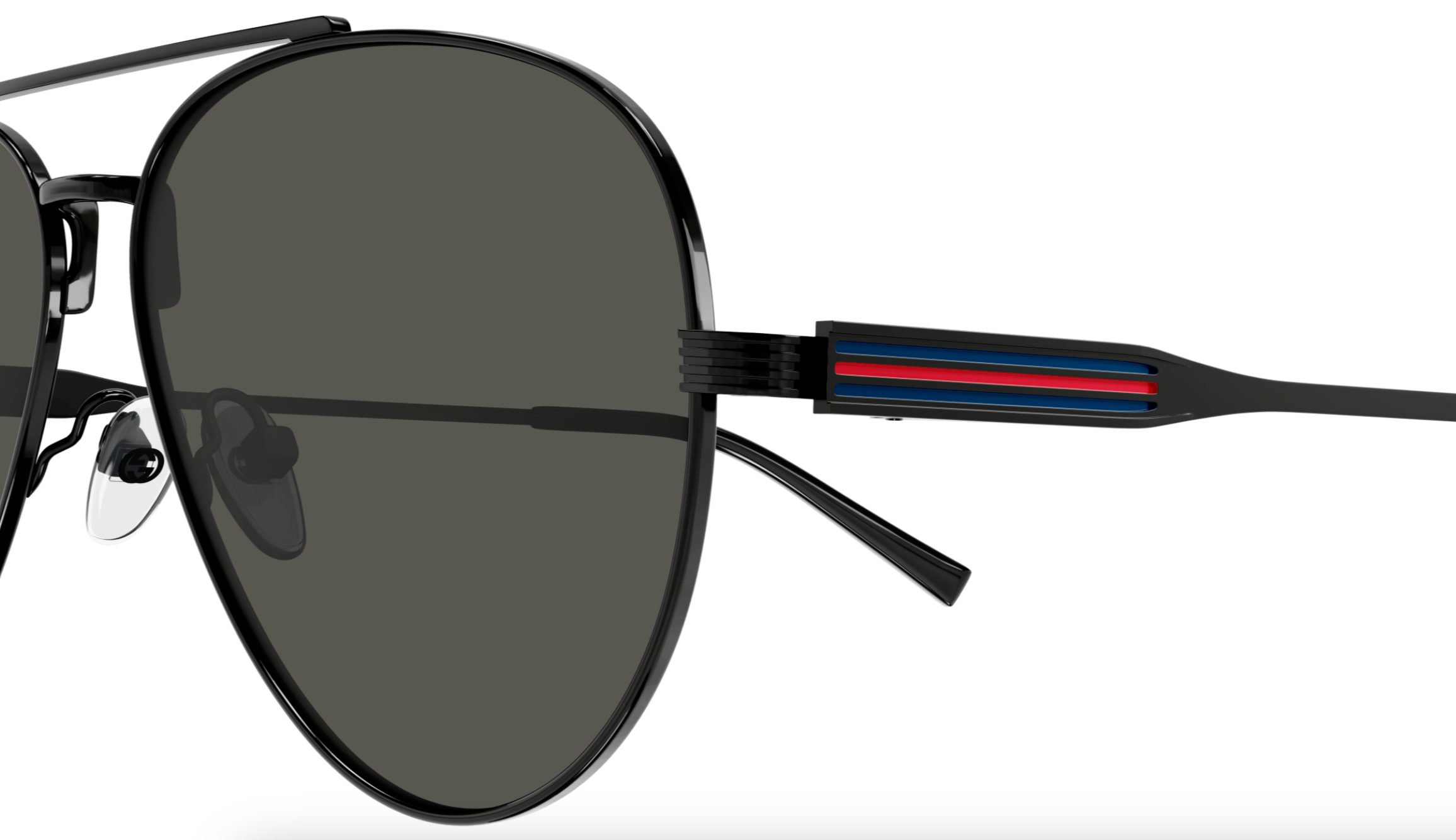 Gucci GG1874S-001 Black aviator Mens Sunglasses