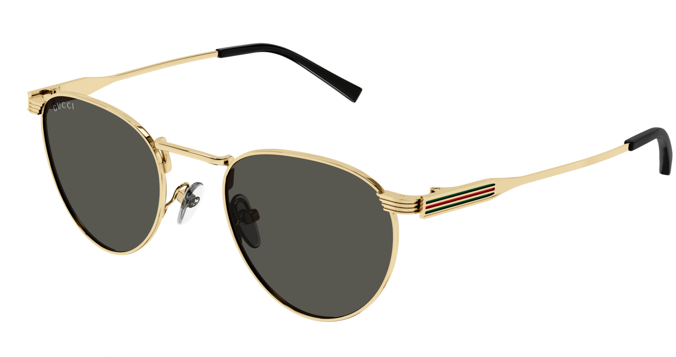 Gucci GG1875S-001 Gold aviator Mens Sunglasses