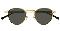 Gucci GG1875S-001 Gold aviator Mens Sunglasses