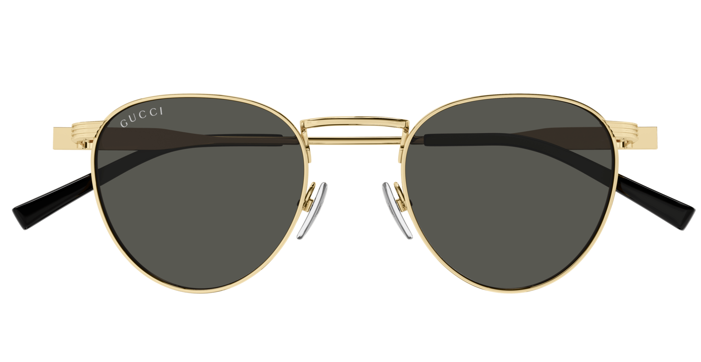 Gucci GG1875S-001 Gold aviator Mens Sunglasses