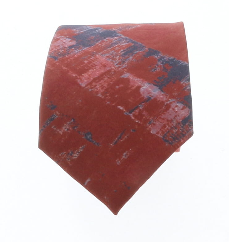 Emporio Armani Red Graphic 100% Silk Mens Tie
