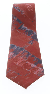 Emporio Armani Red Graphic 100% Silk Mens Tie
