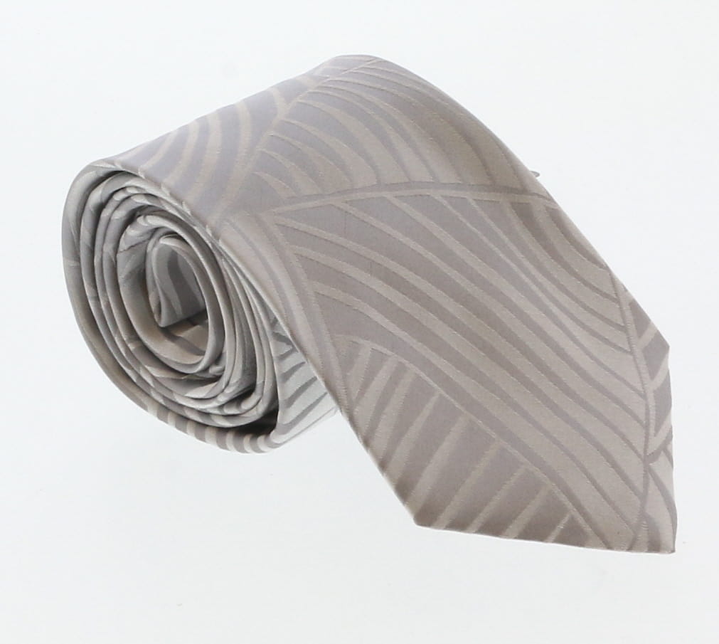 Emporio Armani Silver Wave pattern 100% Silk Mens Tie