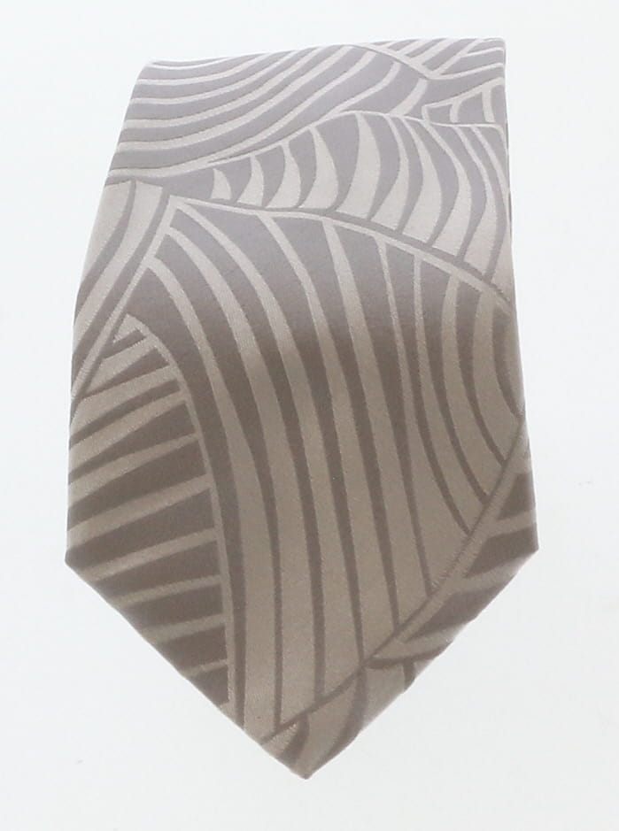 Emporio Armani Silver Wave pattern 100% Silk Mens Tie