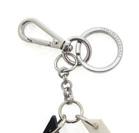 Armani Exchange White Black Rubber AX Letter Keyring