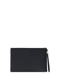 SAINT LAURENT Saint Laurent Women Leather Pouch