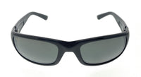 Maui Jim MJ0103S001 Polarized Wraparound Sunglasses for Men Lightweight Black