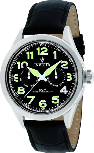 Invicta Men's Vintage Black Dial Watch - 11741