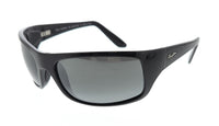 Maui Jim MJ0202S001 Gloss Black WrapAround Polarized Sunglasses Neutral