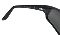 Maui Jim MJ0202S001 Gloss Black WrapAround Polarized Sunglasses Neutral
