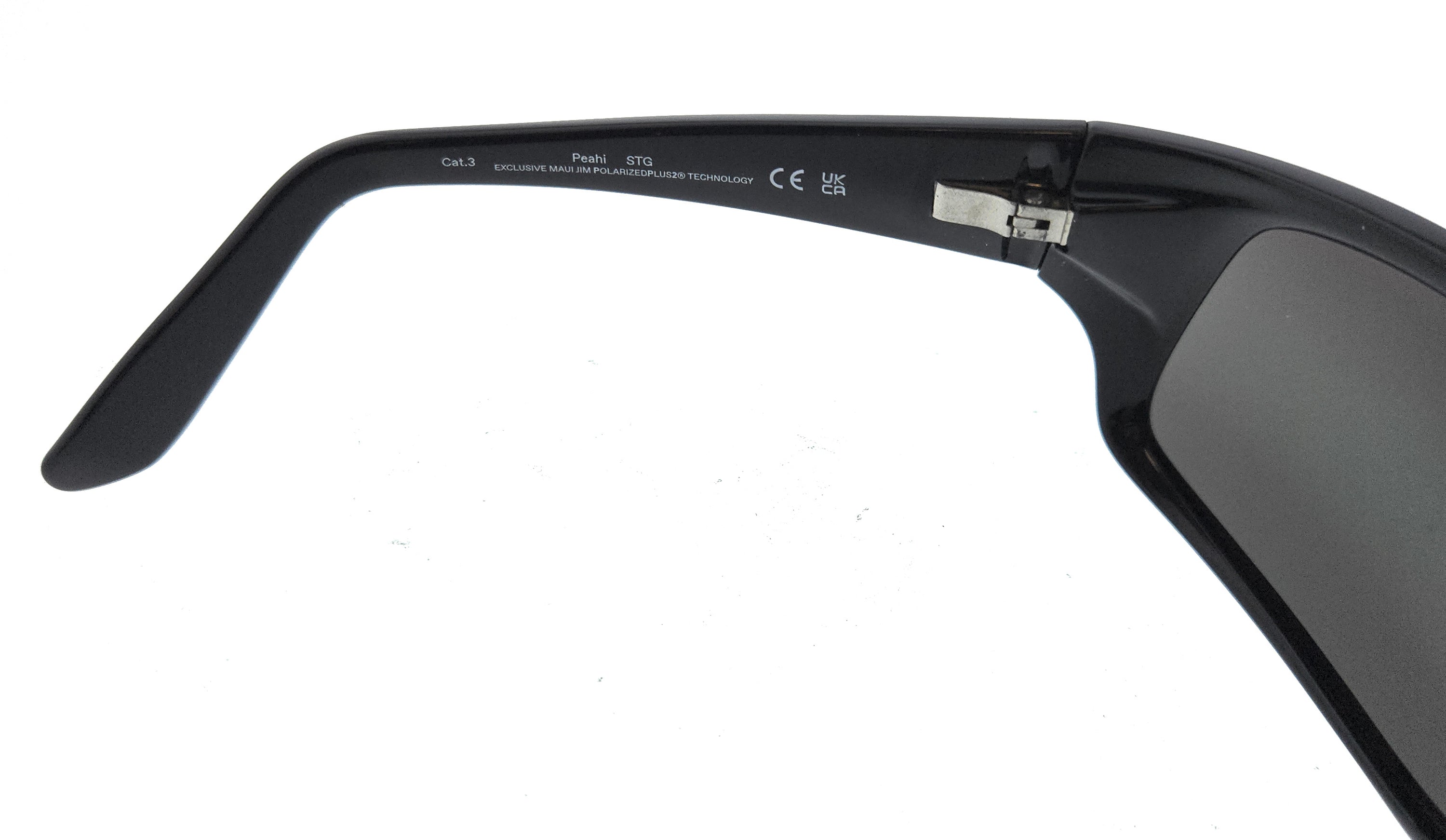 Maui Jim MJ0202S001 Gloss Black WrapAround Polarized Sunglasses Neutral