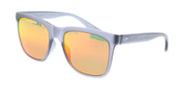 Maui Jim MJ0602S002 Contemporary Translucent Gray Sunglasses Vibrant Red